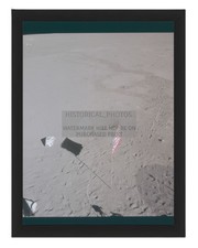 LUNAR MODULE VIEW MOON SURFACE APOLLO 14 MISSION 8X10 FRAMED PHOTO