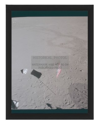 LUNAR MODULE VIEW MOON SURFACE APOLLO 14 MISSION 8X10 FRAMED PHOTO