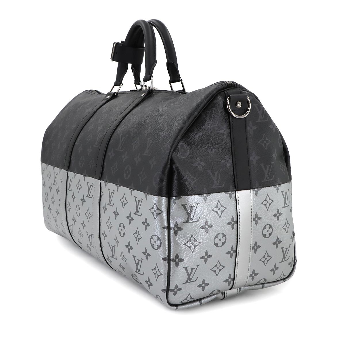 LOUIS VUITTON Monogram eclipse split Keepall Band… - image 3