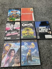 Lot Of 7 PlayStation 2 Games PS2 Dragon Quest Okage Final Fantasy Tony Hawk GTA