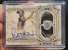2024 Topps Royalty UFC Alex Pereira Regalia Relic Signatures 1/1 #RRS-APR