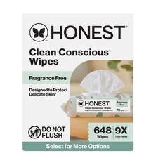 Plant Based Baby Wipes Fragrance Free 648 Count