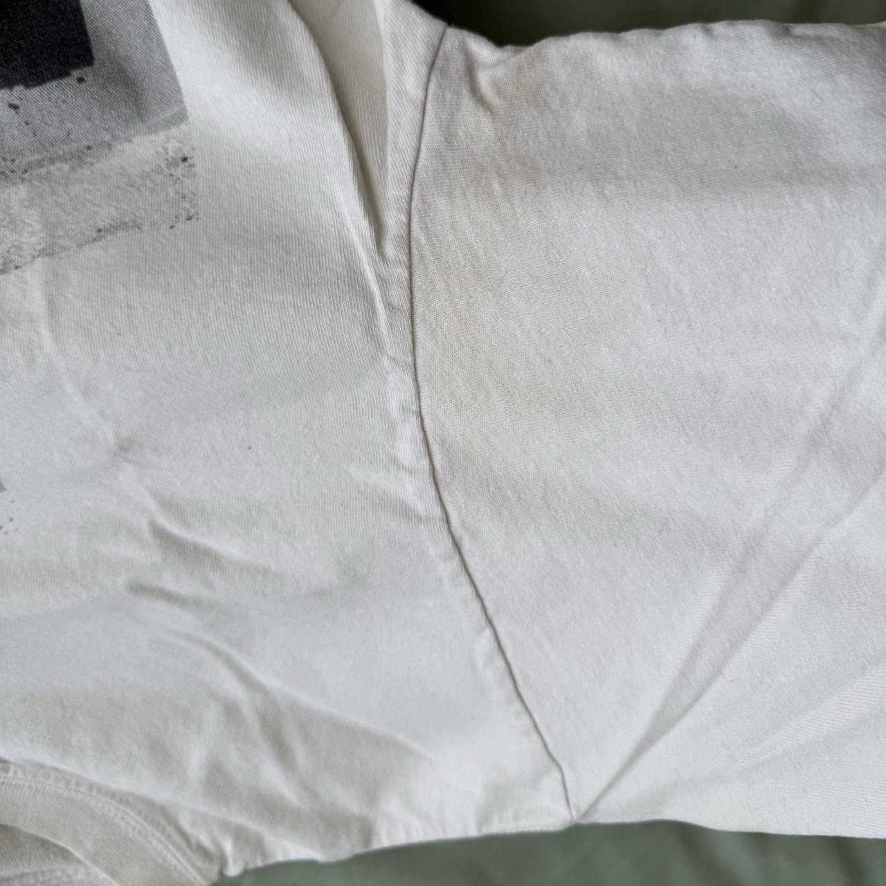 Retro Y2k Air Jordan brand white Jumpman t-shirt Large Superhero thumbnail 8