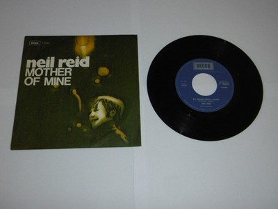 VINYL 45 GIRI NEIL REID MOTHER OF MINE - WENN ICH EINEN SONG SCHREIBEN KÖNNTE DECCA F 13264