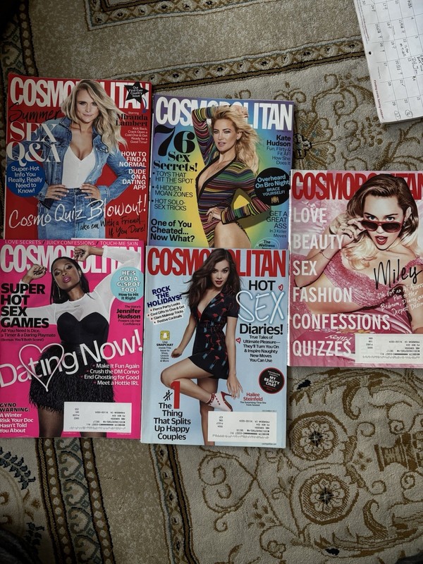 Five Cosmopolitan Magazines 2017 Editions 