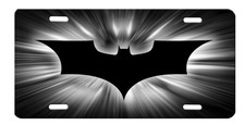 Dark Knight Batman High Gloss Aluminum License Plate Dark Knight Batman High Gloss Aluminum License Plate