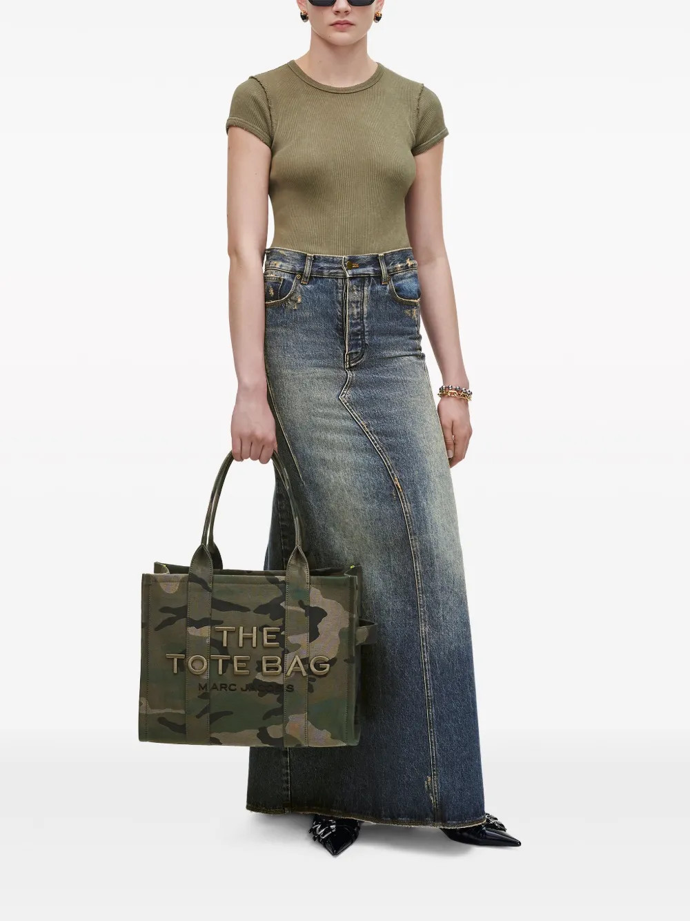 MARC JACOBS - Women The Large Camo Jacquard Tote Bag image 2