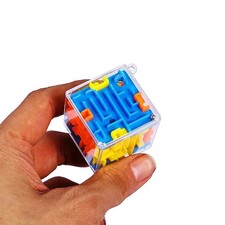 Transparent 3D Maze Cube Puzzle With Rolling ...