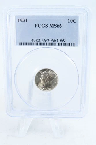 1931-P PCGS MS66 Mercury Dime Business Strike 10C