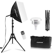 Softbox Lighting Kit, Soft Box Photography Lighting Set with 17in x 17in Soft...
