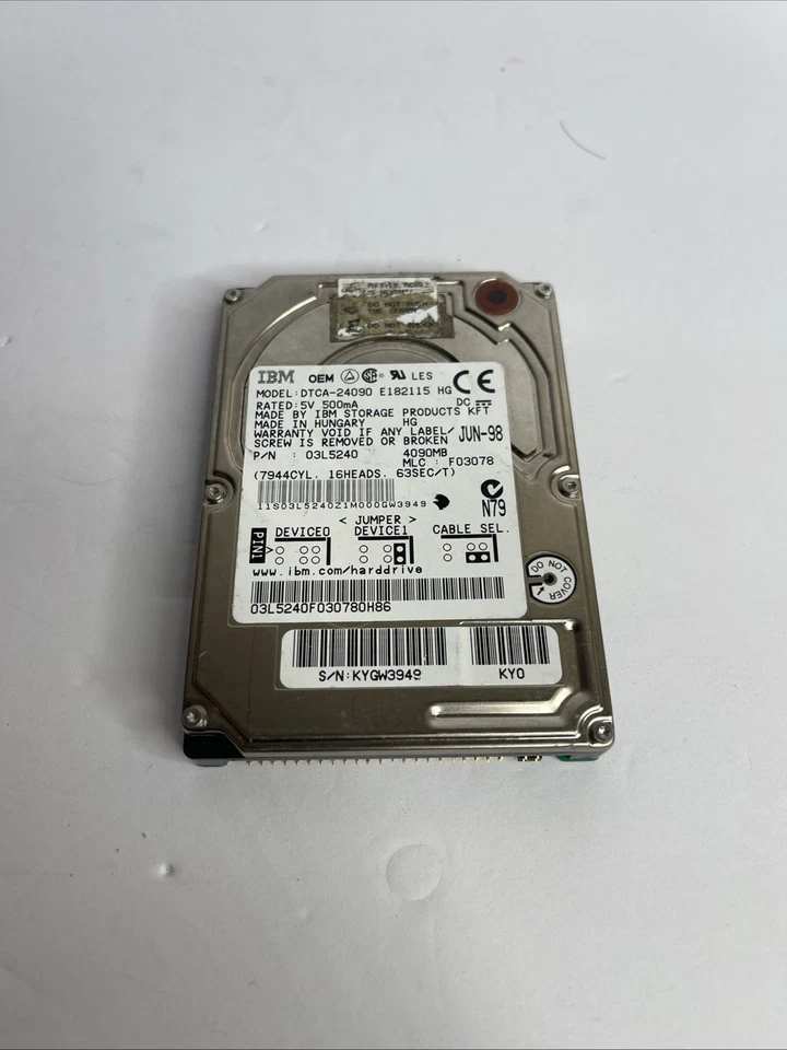 IBM HDD DTCA-24090 E182115 HG - Image 2 of 4