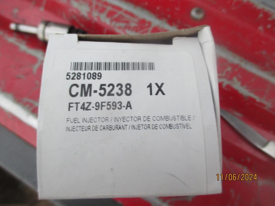 Nuevo conjunto de inyector de combustible Ford Lincoln Continental 2015-2020 FT4Z-9F593-A Foto 4 de 4