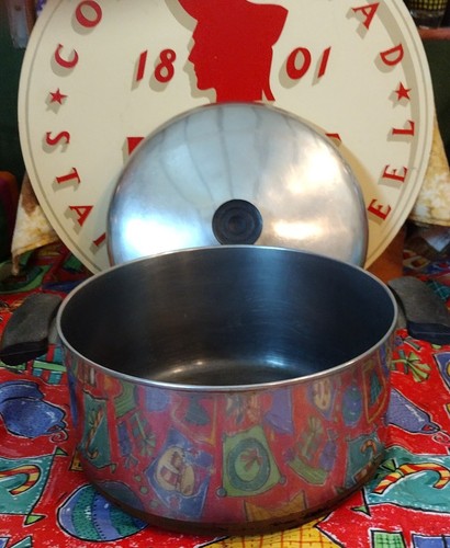 Revere Ware 4.5qt Stock Pot w/Lid 1801 Copper Bottom - 第 2/5 張圖片
