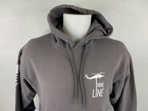 Felpa con cappuccio unisex Nine Line grigio medio pacificatori figli di Dio con difetto - Foto 3 di 9
