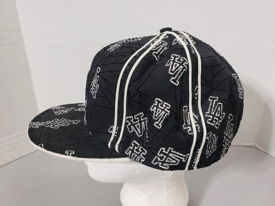 Los Angeles Dodgers шляпа LA 59FIFTY резинке NewEra 7 5/8 60,6 черный белый MLB шерсти - Изображение 3 из 4