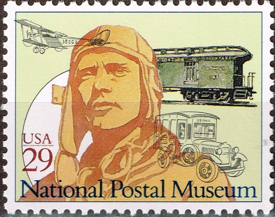US Transportation Aviation Pilot 5 Max 48% OFF ☆ popular Train 1993 MNH stamp