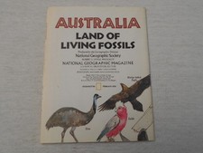 1979  MAP OF AUSTRALIA LAND OF LIVING FOSSILS  NATIONAL GEOGRAPHIC (29)