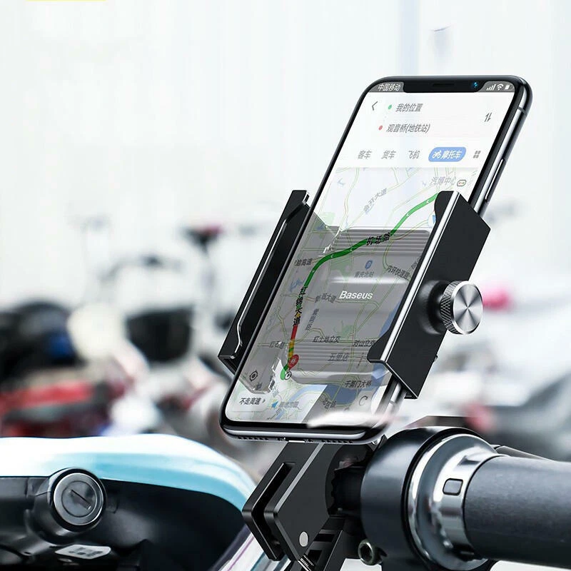 Baseus  Smartphone Phone Holder Stand For Bicycle Motorcycle Scooter Bike Motor - Image 3 of 4