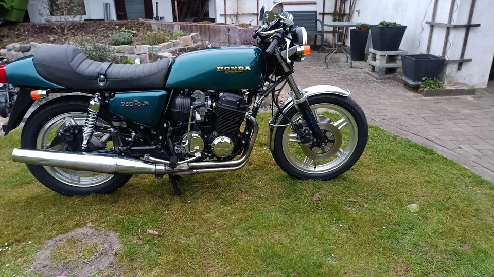 Honda CB 750 Four F2 , Bj 79 , TÜV 3.27 , Motor Top Ende überholt , Reifen Brems - Bild 2 von 4