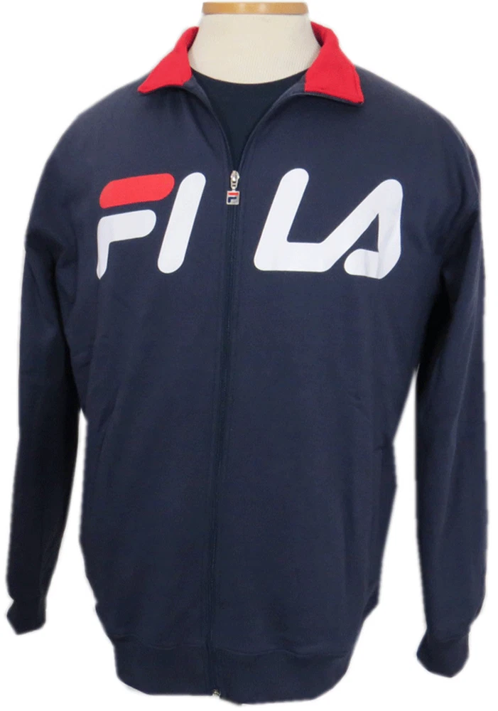 FILA Full Zip Fleece Navy Track Jacket, Size 4XL Tall
Opens in a new window or tab