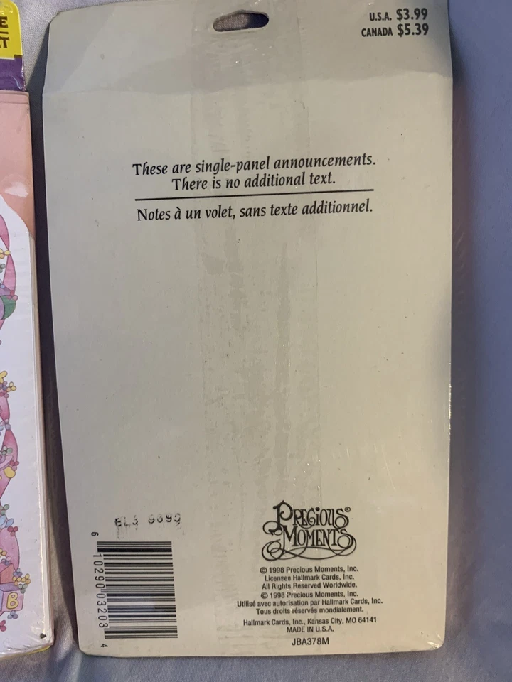 16 объявлений Hallmark (1 упаковка) Precious Moments для девочек с розовыми конвертами - Изображение 3 из 3