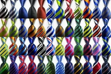 New Classic Striped JACQUARD WOVEN Silk Men's Tie Necktie