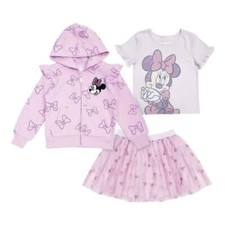 Minnie Mouse Disney Kids' Pink 3-piece Set with Tutu Size 7 New with Tags 