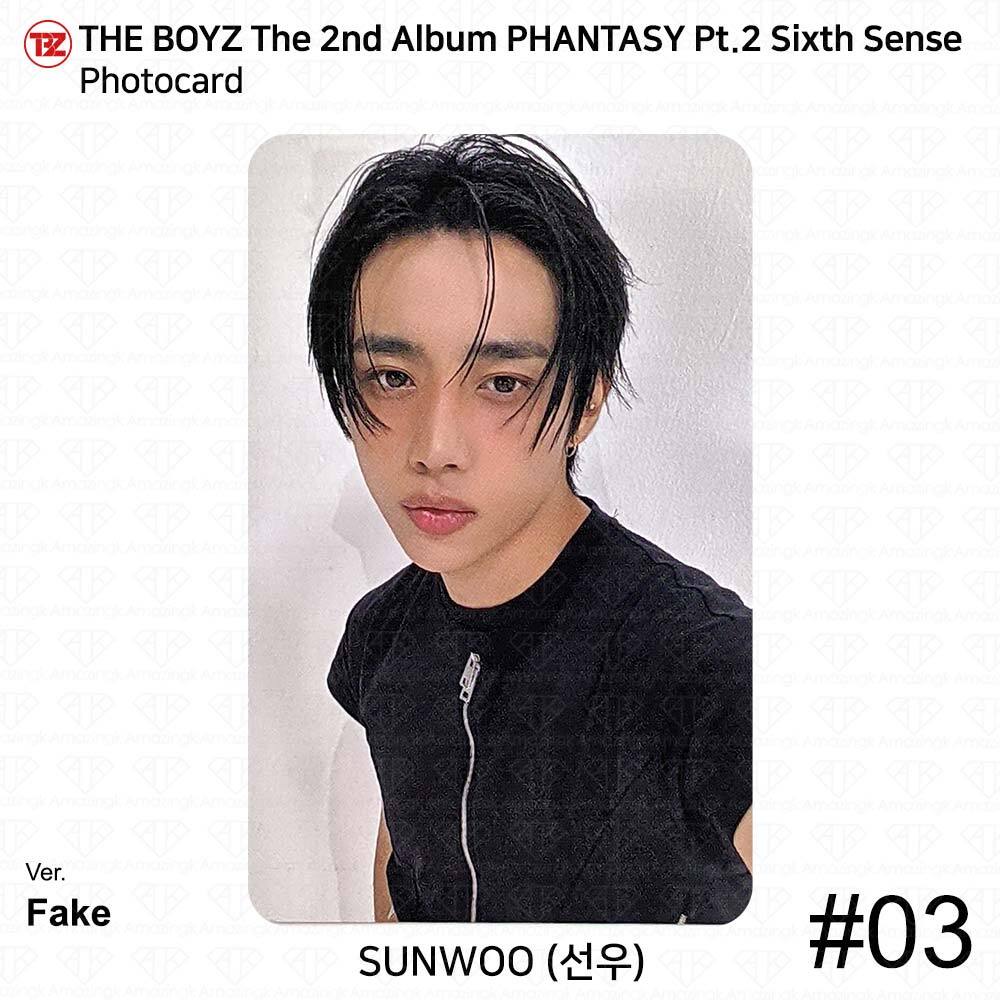 チャ・ウヌ THE  ソウル ファンミ特典 part 2 The Boyz Phantasy Pt.2 Sixth Sense Sunwoo Photocard Postcard