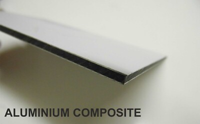Weiße 3 mm Aluminiumverbund Blanko Platten Beschilderung