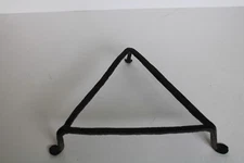 Antique 18th / 19th Century Wrought Iron Footed Triagnle Trivet