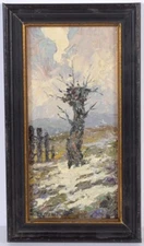 Yuri Tiamushkin (b.1937) "Early Spring", Oil Painting, 1968 (1)