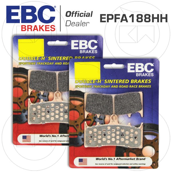 BremsbelÄGe Anterior EBC EPFA188HH FüR Suzuki GSX R 1100 1993 1994 1995-image
