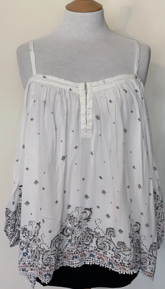 Blusa de verano de mujer usada talla 12/14 ligeramente usada Foto 4 de 4