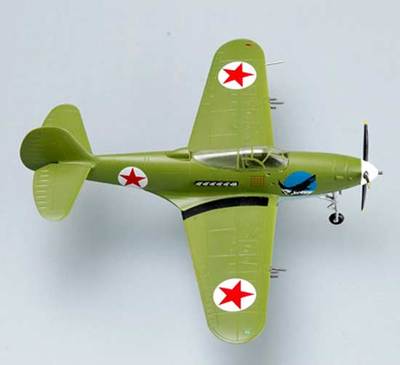 Easy Model P-39N  Major V.F. Sirotin Soviet Air Force Fertigmodell 1:72 Standfuß