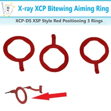 Dental X-Ray XCP DS Rinn XCP/BAI Aiming Ring Post Bitewing (Red) Rings - 3/Pk