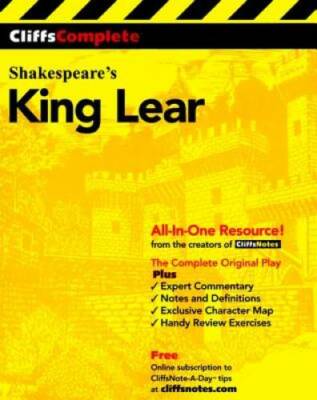 CliffsComplete King Lear - Paperback By Shakespeare, William - GOOD