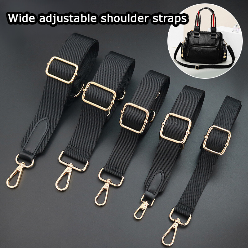Shoulder Bag Crossbody Bags Adjustable Length Replacement Strap Black Bag Strap*-image