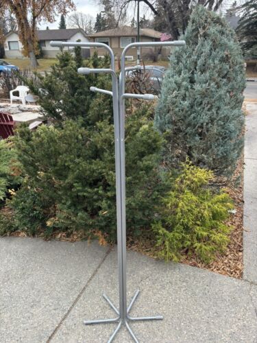 RIGG Coat Stand Rack Hanger by Tod Bjorklund IKEA Vintage Postmodern Grey Metal - Picture 12 of 12