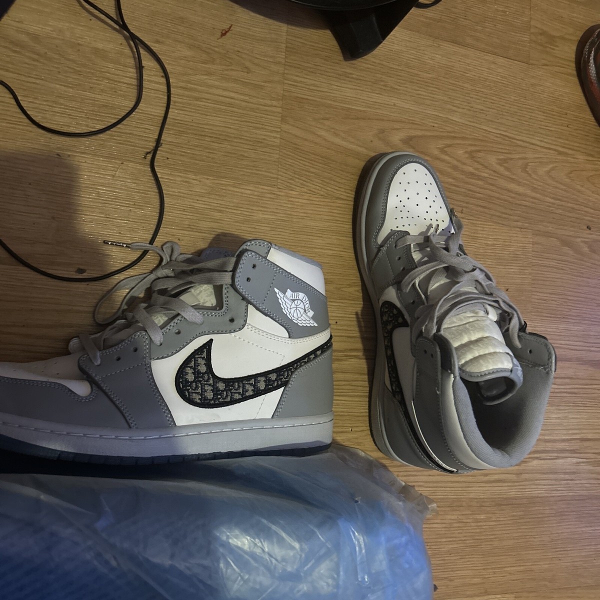 Size 11.5 - Jordan 1 x Dior High Gray | eBay