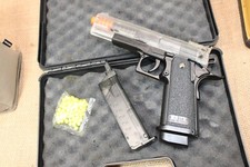 TSD Sports Airsoft Pistol In Case AS IS!!! EB34257