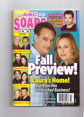 ABC SOAPS IN DEPTH GENERAL HOSPITAL GH FALL PREVIEW SEPT 10TH 2018
