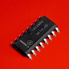 [2x] MC14028BDR2 ONSemi 1-of-10 BCD To Decimal Decoder 3-18V IC SMD SOIC-16
