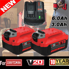 For Craftsman V20 20 Volt MAX Lithium Battery / Charger CMCB204 CMCB202 CMCB201