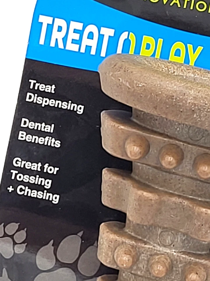 Juguete para masticar Caitec Hero Treat n Play M/L duradero tratamiento dental relleno para perros Foto 3 de 4
