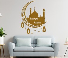 Ramadan Decoration  Mubarak Wall Stickers For Home Islamic Muslim Party Decor