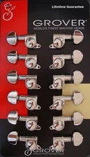 Grover 205N12 Mini Rotomatic 12-String, Tuning Machine, Nickel