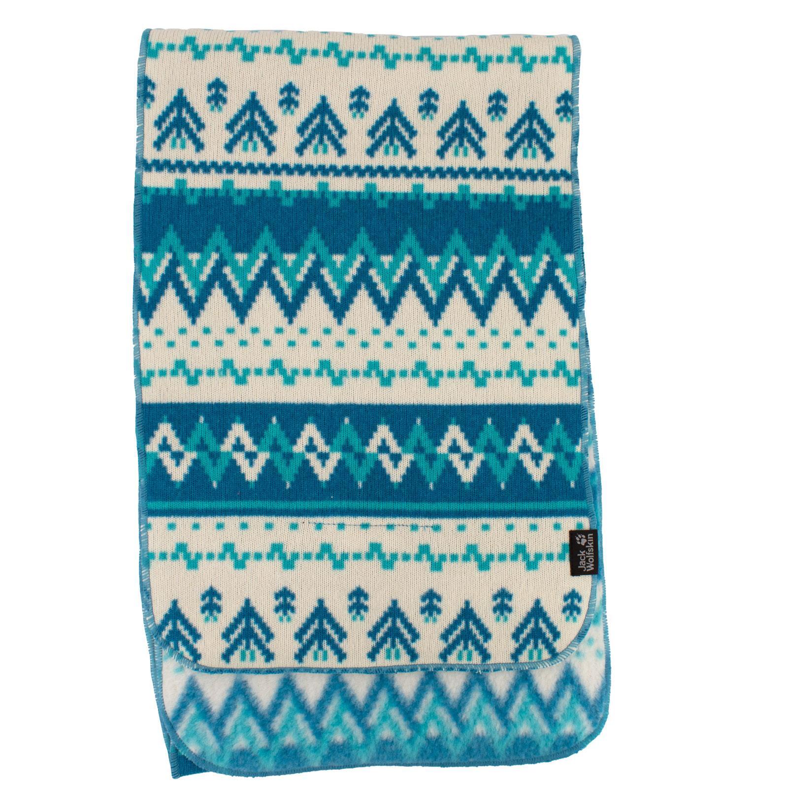 Шарф Jack Wolfskin Scandic из флиса Damen Schal Winter Halswärmer 1907151-7738