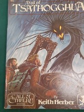 Call of Cthulh RPG: Trail of Tsathogghua w/ all handouts uncut chaosium Moderate