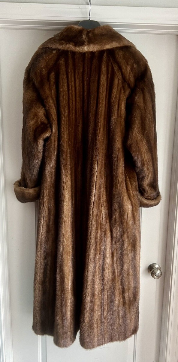 Women's REAL Mink Fur Coat, 100% Genuine full length Mink | eBay
