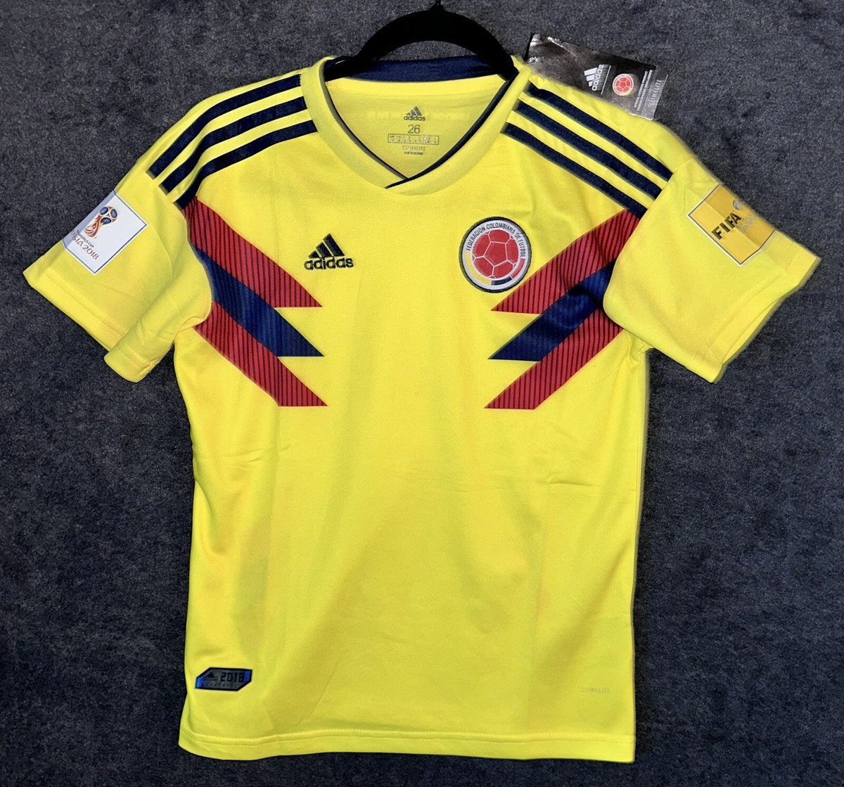 Adidas Federacion Columbia 2018 WORLD CUP Soccer Jersey